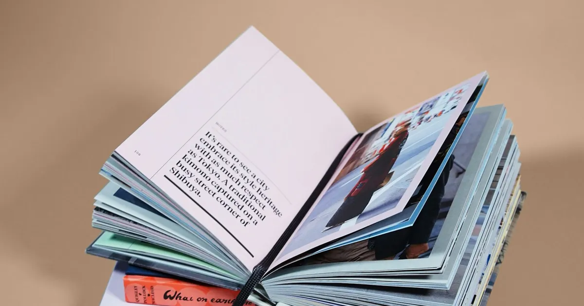 Split screen showing print book formatting versus Kindle eBook formatting with visible differences in layout and text flow