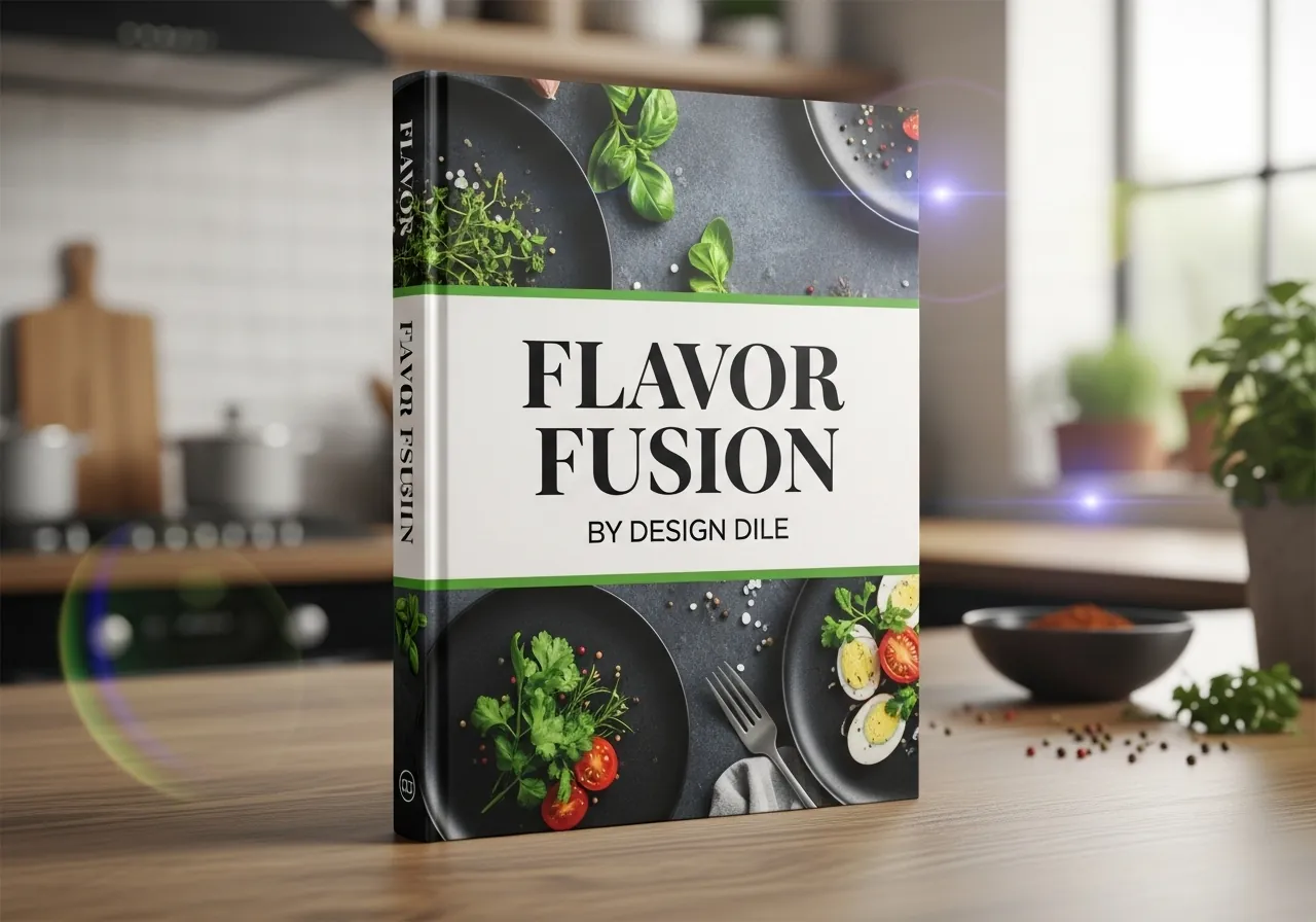 Flavor Fusion — bold culinary cover wrap by DesignDile